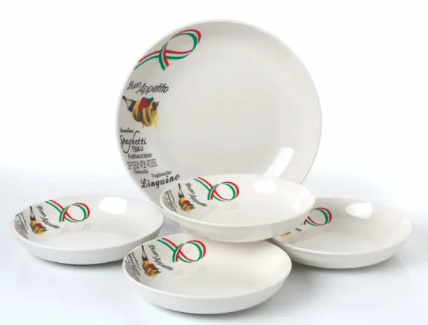 5-Piece Italian-Inspired Pasta Set | Buon Appetito Collection | Lorren Home 5 piece italian inspired pasta 0 1750488428 - CERINCOFFEE