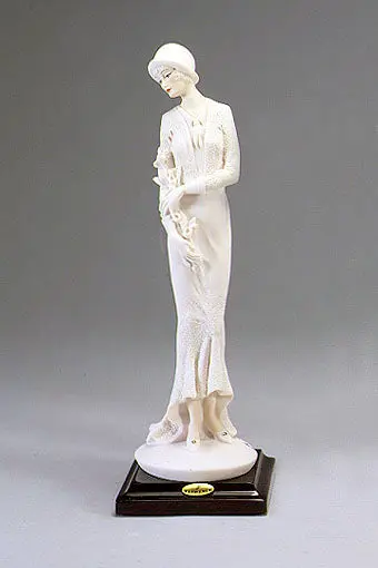 Armani Floral Lady Statue 413F - Elegant Ceramic Decor armani floral lady statue 413f 0 1750491588 - CERINCOFFEE