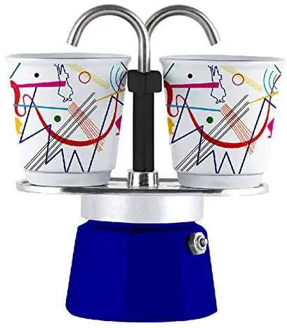 Bialetti Kandinsky 2-Cup Stovetop Espresso Maker with Cups bialetti kandinsky 2 cup stove 0 1750488456 - CERINCOFFEE