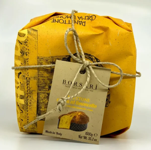 Borsari Limoncello Cream Panettone | Italian Christmas Cake 1kg borsari limoncello cream panet 0 1750489835 - CERINCOFFEE