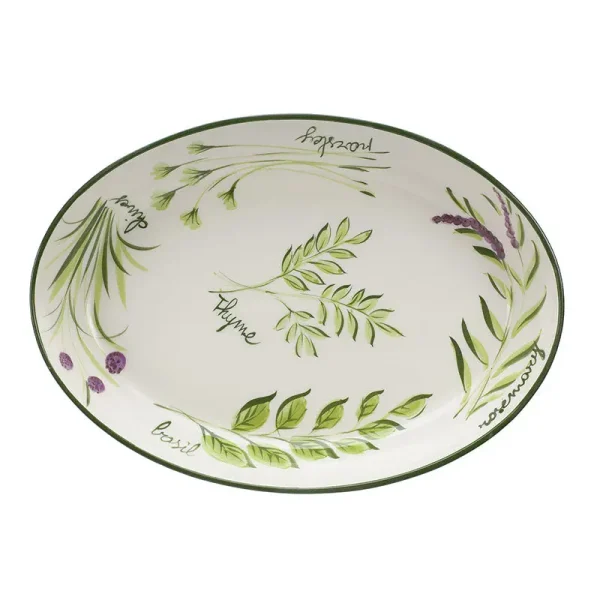Decoro Erbe Large Ceramic Platter - Easy Clean decoro erbe large ceramic plat 0 1750488765 - CERINCOFFEE