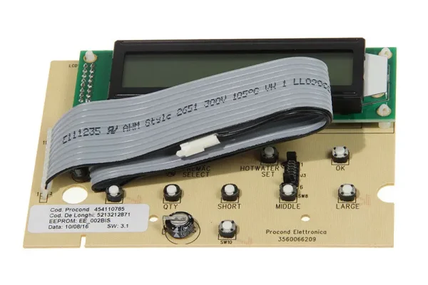 Delonghi Coffee Maker Control Board LCD SW3.1 Replacement Part delonghi coffee maker control 0 1750488033 - CERINCOFFEE