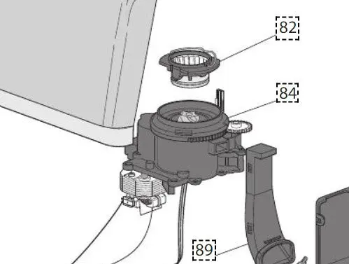 DeLonghi DL Series Grinder Replacement - 120V Assembly delonghi dl series grinder rep 0 1750488228 - CERINCOFFEE