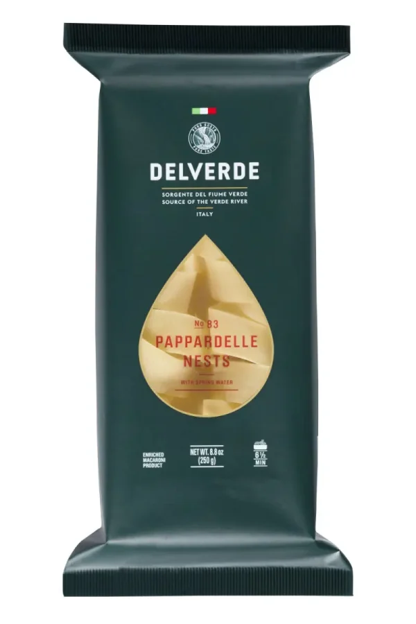 Delverde Pappardelle Egg Pasta Nests 250g | Italian Ribbon Pasta delverde pappardelle egg pasta 0 1750490657 - CERINCOFFEE