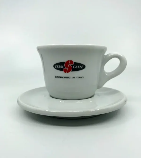 Essse Caffe Cappuccino Cup & Saucer Set - Stainless Steel essse caffe cappuccino cup sau 0 1750488406 - CERINCOFFEE