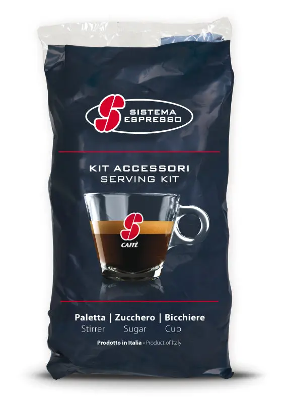 Essse Caffe Coffee Accessories Kit - 50pc w/Sugar, Cups & Stirrers essse caffe coffee accessories 0 1750489624 - CERINCOFFEE