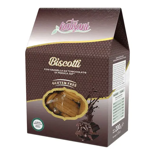 Gluten Free Chocolate Chip Biscotti Cookies - 200g Natisani gluten free chocolate chip bis 0 1750487958 - CERINCOFFEE