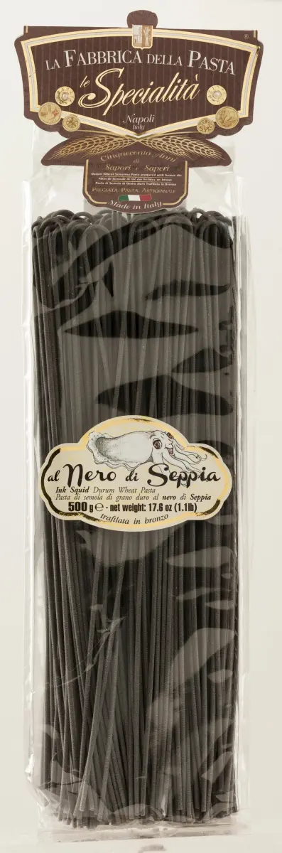 Gourmet Squid Ink Spaghetti by La Fabbrica - Premium Pasta gourmet squid ink spaghetti by 0 1750488664 - CERINCOFFEE