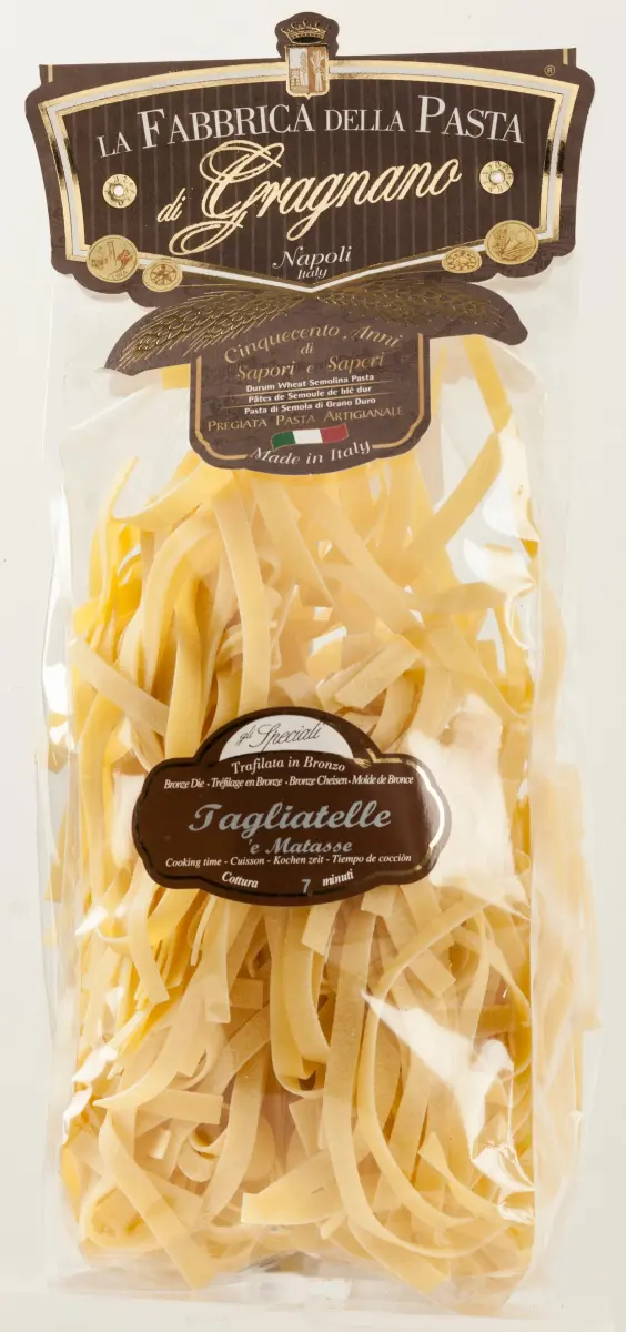 Gragnano Tagliatelle - Authentic Italian Fresh Egg Pasta, 500g gragnano tagliatelle authentic 0 1750490585 - CERINCOFFEE
