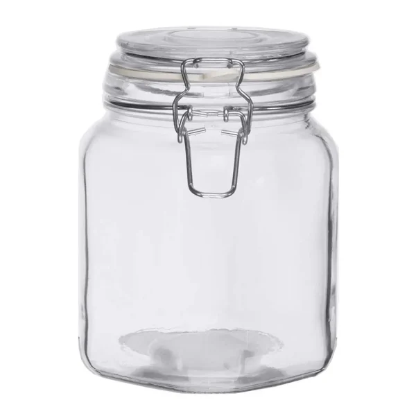 Hermes Seal Glass Clamp Jar - Airtight & Durable | 38oz hermes seal glass clamp jar ai 0 1750489035 - CERINCOFFEE
