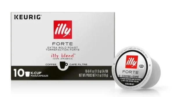illy Forte Extra Dark Roast K-Cup Pods (10 Count) for Keurig Brewers illy forte extra dark roast k 0 1750489498 - CERINCOFFEE