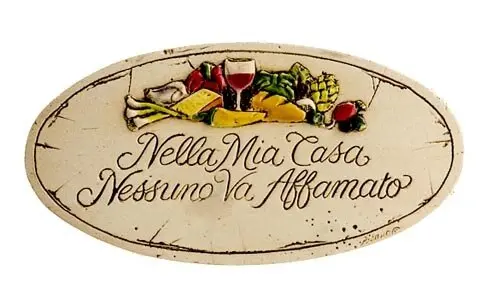 In My House No One Hungry Wall Art - Italian Phrase Home_decor in my house no one hungry wall 0 1750491913 - CERINCOFFEE