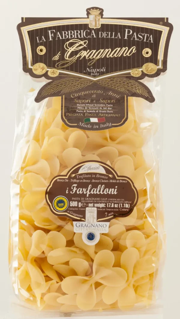 Italian Farfalloni Pasta 500g | La Fabbrica Della Past italian farfalloni pasta 500g 0 1750490585 - CERINCOFFEE