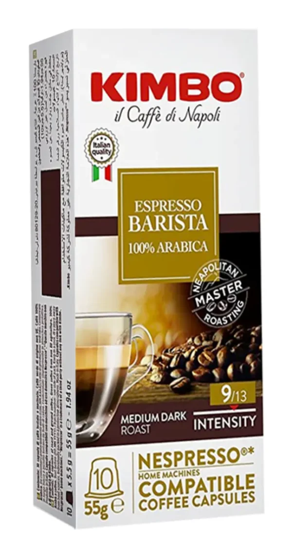 Kimbo Barista #9 Espresso Capsules for Nespresso 10pk kimbo barista 9 espresso capsu 0 1750489661 - CERINCOFFEE
