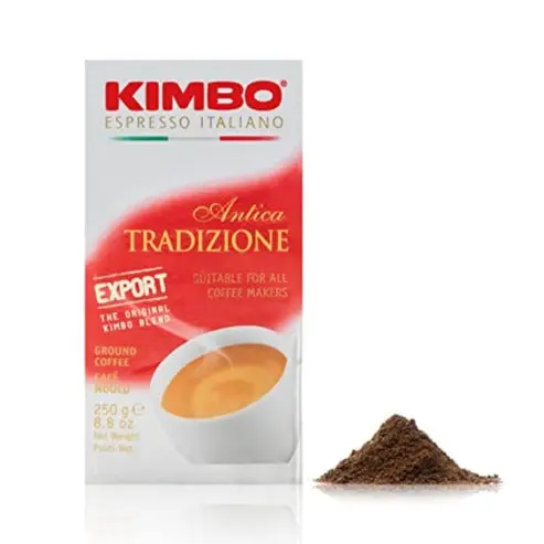 Kimbo Italian Dark Roast Ground Coffee - 250g Block kimbo italian dark roast groun 0 1750488482 - CERINCOFFEE