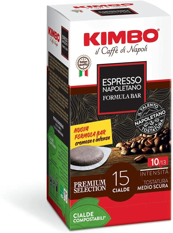 Kimbo Italian Napoletano Espresso ESE Coffee Pods 15 Count kimbo italian napoletano espre 0 1750488565 - CERINCOFFEE
