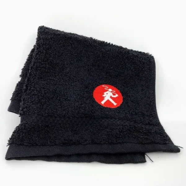 Luxury Olympia Plush Black Logo Towel - Custom Embroidered Bath luxury olympia plush black log 0 1750488605 - CERINCOFFEE