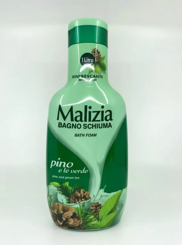 Malizia Pine Green Tea Bubble Bath Gel | 1000g Relaxing Shower Experience malizia pine green tea bubble 0 1750488605 - CERINCOFFEE