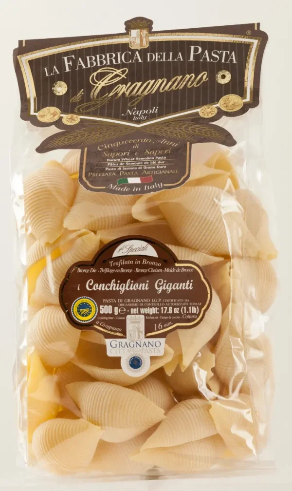Organic Giant Jumbo Shelled Artisan Pasta Italy 1000g organic giant jumbo shelled ar 0 1750489487 - CERINCOFFEE