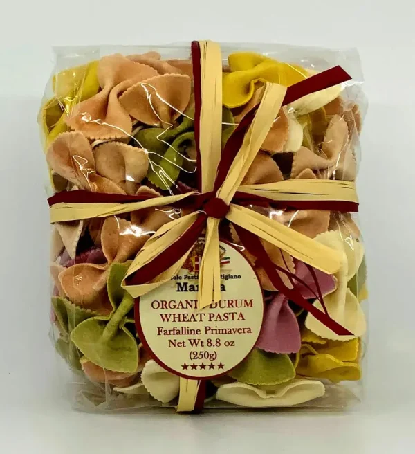 Organic Tri-Color Bowties Pasta by Marella - 250g organic tri color bowties past 0 1750488654 - CERINCOFFEE