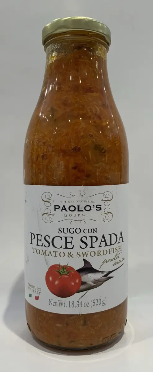 Paolo's Swordfish Tomato Pasta Sauce - Italian Gourmet 520g paolos swordfish tomato pasta 0 1750490348 - CERINCOFFEE