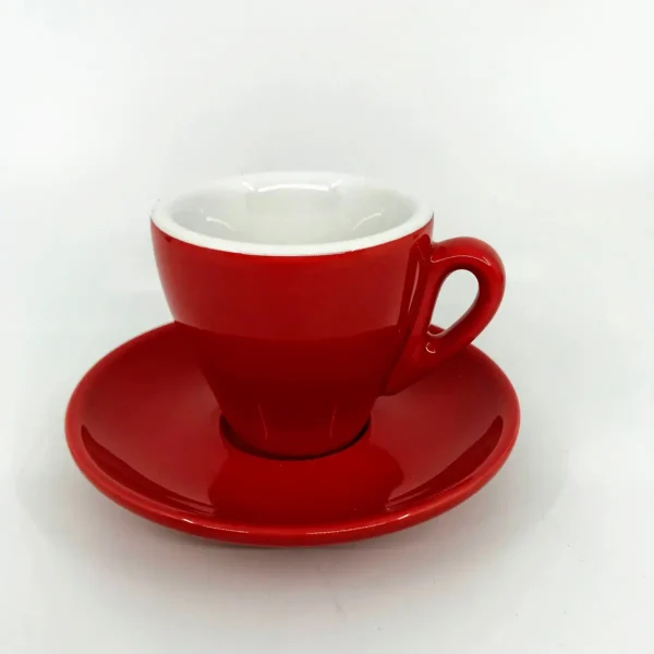 Red 6-Piece Espresso Cup Set with Saucers | Nuova Point Milano red 6 piece espresso cup set w 0 1750491078 - CERINCOFFEE