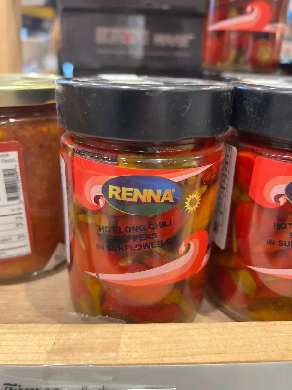 Renna Spicy Long Chilis in Sunflower Oil 300g renna spicy long chilis in sun 0 1750488406 - CERINCOFFEE