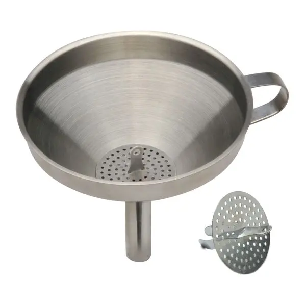 Stainless Steel 5-Pc Funnel Set w/ Detachable Strainer stainless steel 5 pc funnel se 0 1750488509 - CERINCOFFEE