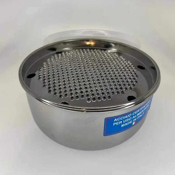 Stainless Steel Cheese Grater with Protective Cover – Bari stainless steel cheese grater 0 1750488164 - CERINCOFFEE