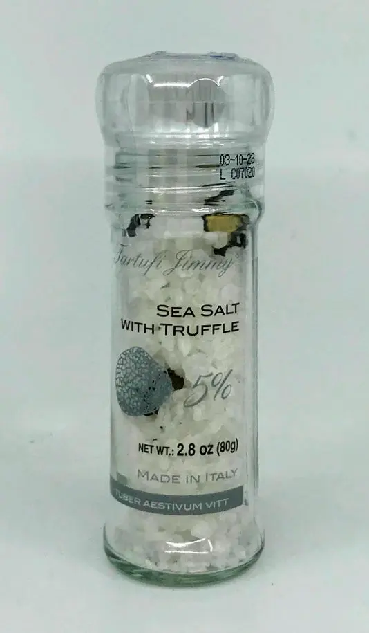 Tartufi Jimmy Premium Sea Salt - Grinder-Ready with Built-In Grinder | 80g tartufi jimmy premium sea salt 0 1750488654 - CERINCOFFEE